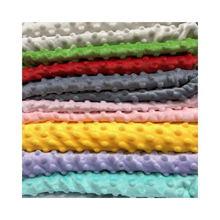 Țesături cu mocane cu picături de minky