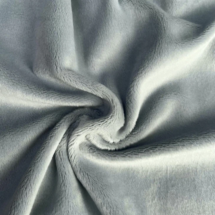 Grey Minky Fabric