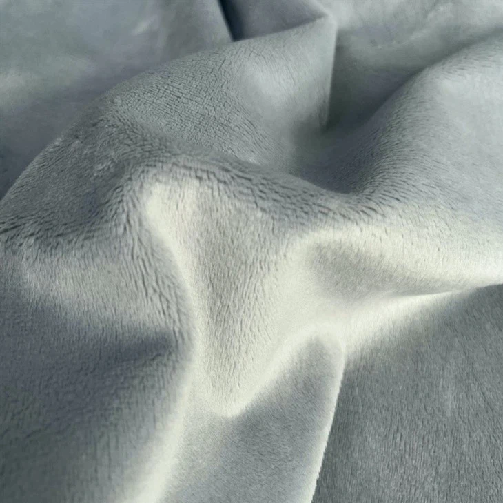 Grey Minky Fabric
