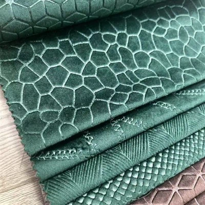 Țesătură de catifea în relief pentru canapea